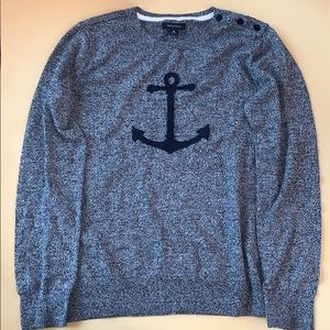Nautica Anchor Intarsia Sweater